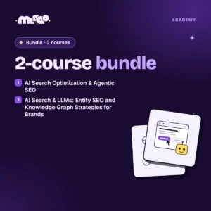 Bundle: AI Search Optimization & Agentic SEO + AI Search & LLMs: Entity SEO and Knowledge Graph Strategies for Brands